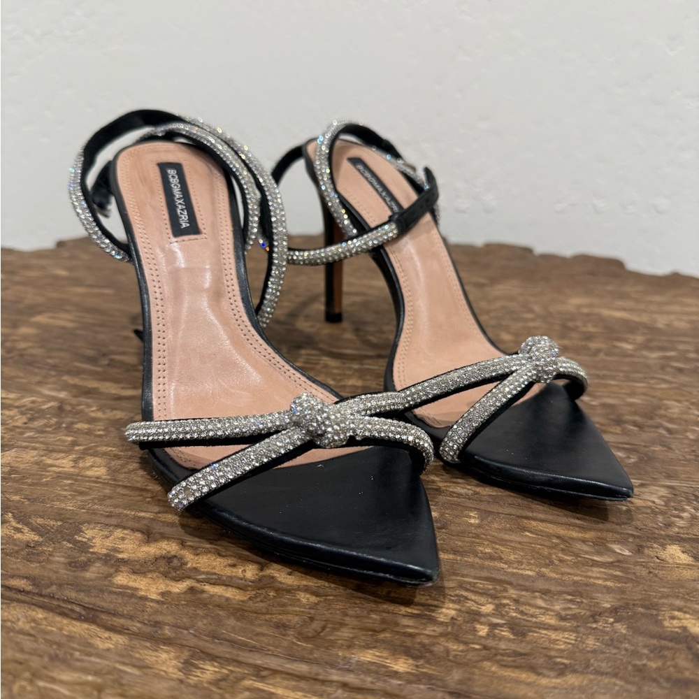 BCBG Della Sparkle Sandal Heels
